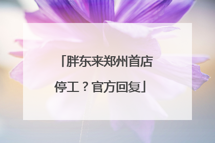 胖东来郑州首店停工？官方回复