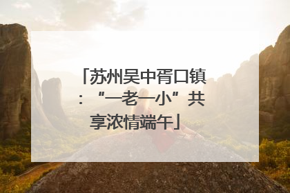 苏州吴中胥口镇：“一老一小”共享浓情端午