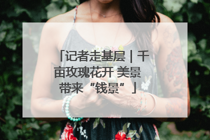 记者走基层｜千亩玫瑰花开 美景带来“钱景”