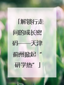 解锁行走间的成长密码——天津蓟州掀起“研学热”