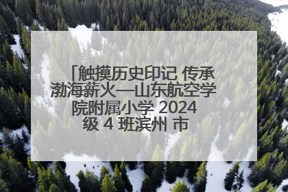 触摸历史印记 传承渤海薪火—山东航空学院附属小学 2024 级 4 班滨州 市档案馆研学实践活动