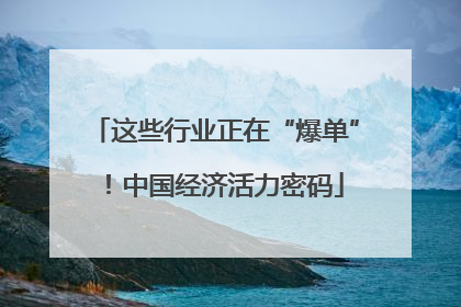 这些行业正在“爆单”！中国经济活力密码