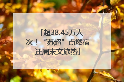 超38.45万人次！“苏超”点燃宿迁周末文旅热