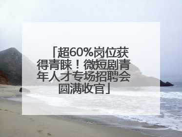 超60%岗位获得青睐！微短剧青年人才专场招聘会圆满收官