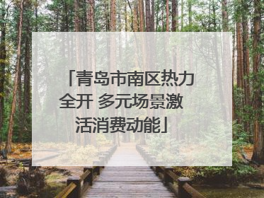 青岛市南区热力全开 多元场景激活消费动能