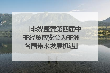 非媒盛赞第四届中非经贸博览会为非洲各国带来发展机遇