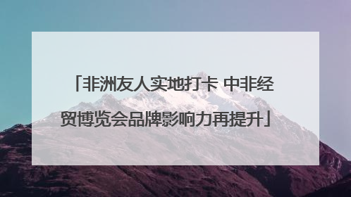 非洲友人实地打卡 中非经贸博览会品牌影响力再提升