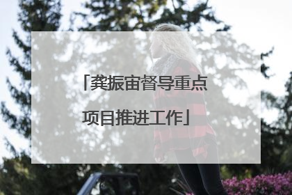 龚振宙督导重点项目推进工作