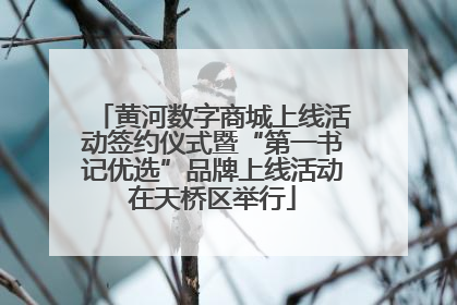 黄河数字商城上线活动签约仪式暨“第一书记优选”品牌上线活动在天桥区举行