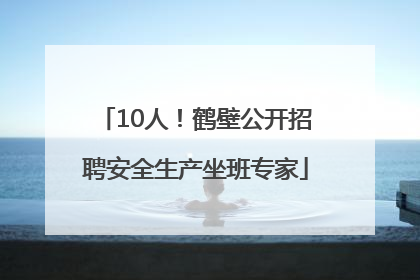 10人！鹤壁公开招聘安全生产坐班专家