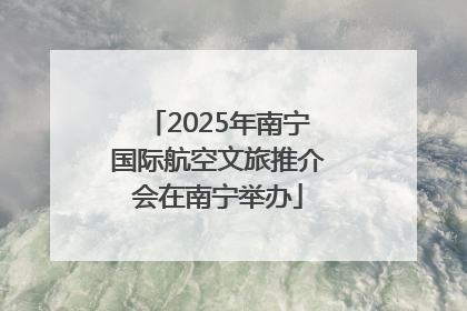 2025年南宁国际航空文旅推介会在南宁举办