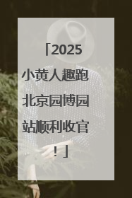 2025小黄人趣跑北京园博园站顺利收官！
