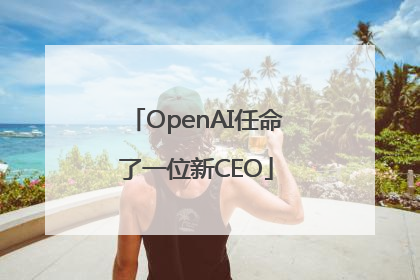 OpenAI任命了一位新CEO